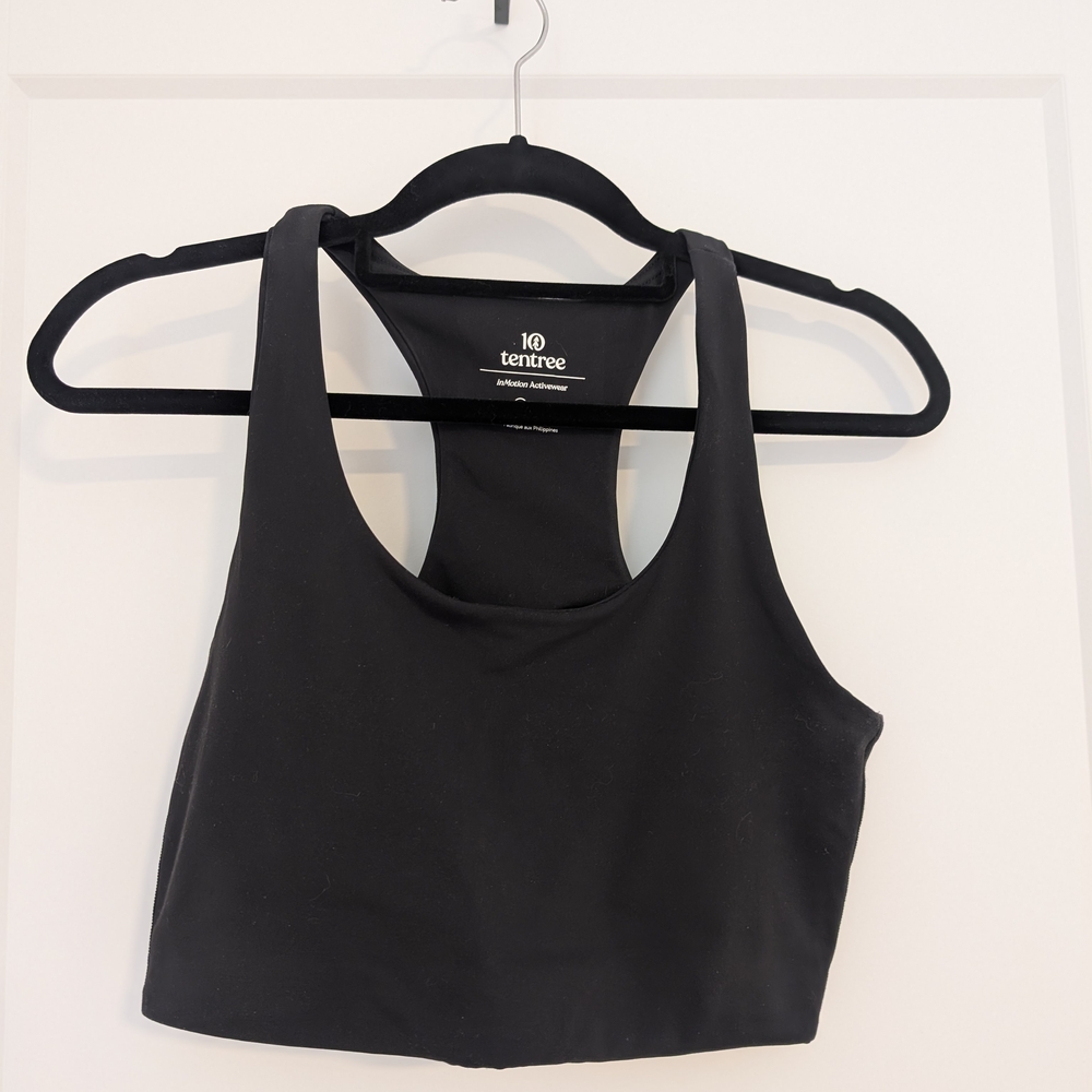 Tentree Black Sports Bra